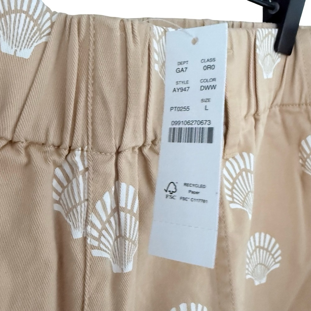 NWT J. Crew Pull On Wide Leg Chino Pants Sz L - Picture 6 of 8